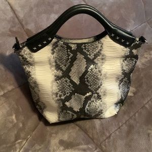 Snakeskin handbag